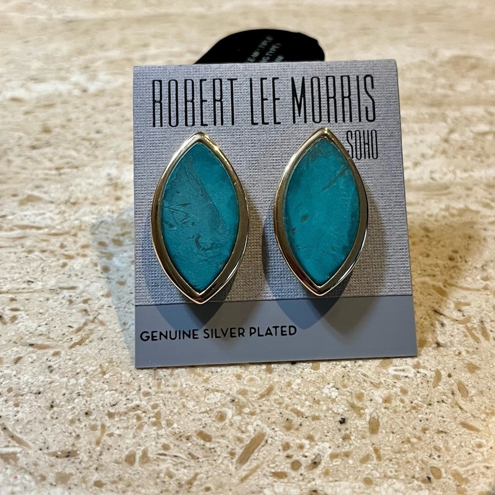 Robert Lee Morris Clip On Earrings NWT - Picture 5 of 5